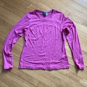 Ibex Raspberry Pink Long Sleeve Tee